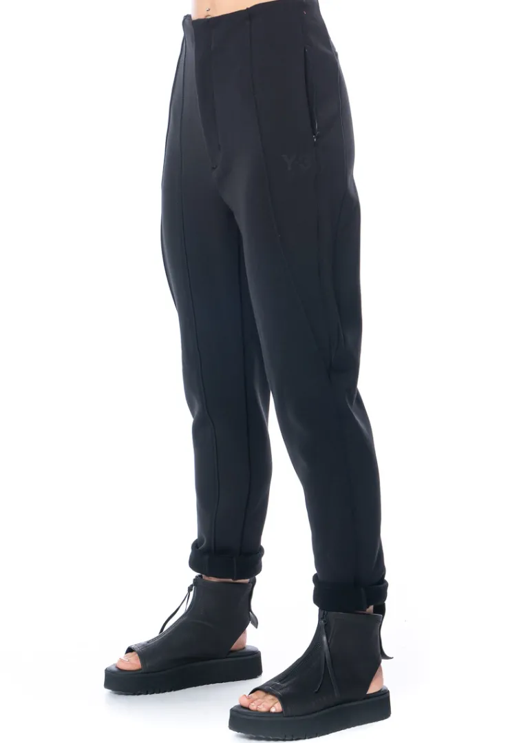adidas Y-3, schmal geschnittene Hose aus festem Stoff