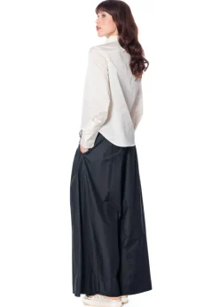annette görtz, weite Bundfaltenhose NAT
