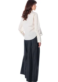 annette görtz, weite Bundfaltenhose NAT