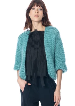 Atelier Basile, Cardigan COLETTE Aqua