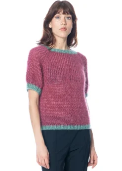 Atelier Basile, Kurzarmpullover TOPPY Currant