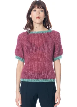 Atelier Basile, Kurzarmpullover TOPPY Currant