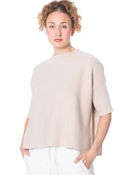 HENRY CHRIST, Baumwollpullover mit 3/4-Ärmel