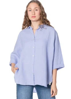 HENRY CHRIST, Bluse mit 3/4 Ärmeln