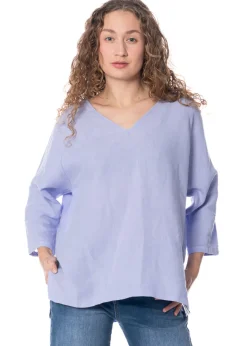 HENRY CHRIST, Langarm-Shirt mit V-Ausschnitt