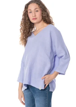 HENRY CHRIST, Langarm-Shirt mit V-Ausschnitt