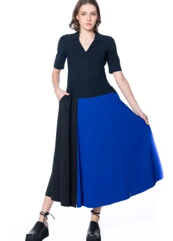 HIGH, Patchwork Maxikleid GRAVITY