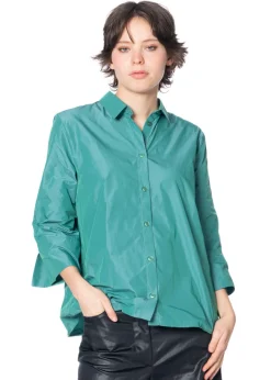 HINDAHL & SKUDELNY, Bluse aus Taftmaterial 125B04