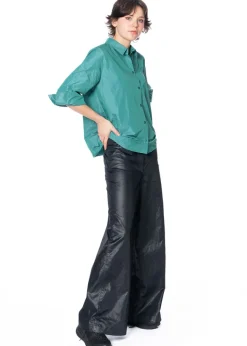 HINDAHL & SKUDELNY, Bluse aus Taftmaterial 125B04