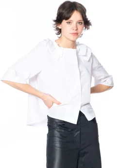 HINDAHL & SKUDELNY, Bluse mit Rüschen 125B30