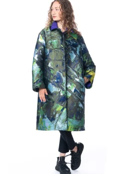 KATHARINA HOVMAN, coat with artful print Art Coat 226019-01