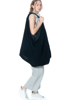 KAYIKO, plissierter Shopper BIG BODY BAG aus Viskose