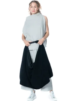 KAYIKO, plissierter Shopper BIG BODY BAG aus Viskose