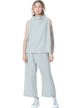 KAYIKO, ärmelloses Top MONA aus Ramie Twill