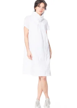 KEDZIOREK, kurzes Kleid mit Kragen 5246