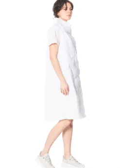 KEDZIOREK, kurzes Kleid mit Kragen 5246
