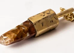 Parts of Four, Talisman Halskette mit Fire Amphibole