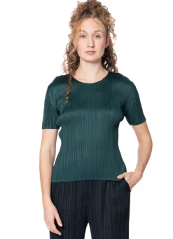 PLEATS PLEASE ISSEY MIYAKE, Halbarm-Shirt NEW COLORFUL BASICS 3