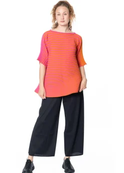 PLEATS PLEASE ISSEY MIYAKE T-Shirt BOUNCE KNIT pink