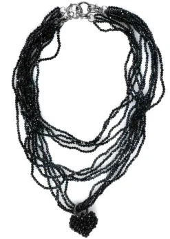 PLUSLAVIE PLÜ, geknotete Kette MINI LOOP HEART