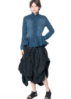 PLUSLAVIE PLÜ, geraffter Rock T SKIRT LUXE