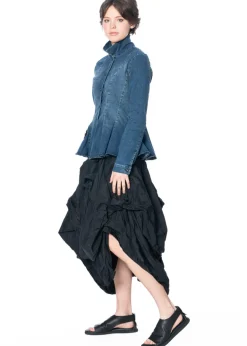PLUSLAVIE PLÜ, geraffter Rock T SKIRT LUXE