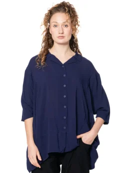 RUNDHOLZ  BLACK  LABEL, Bluse mit abgerundetem Saum 1243420406