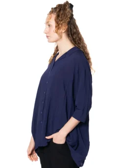 RUNDHOLZ  BLACK  LABEL, Bluse mit abgerundetem Saum 1243420406