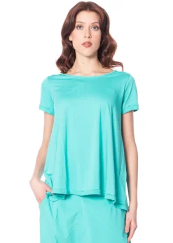RUNDHOLZ BLACK LABEL, fließendes Basic-T-Shirt 1253260507