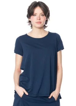 RUNDHOLZ BLACK LABEL, fließendes Basic-T-Shirt 1253260507