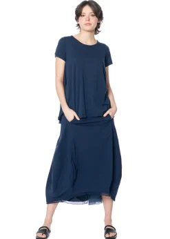 RUNDHOLZ BLACK LABEL, fließendes Basic-T-Shirt 1253260507