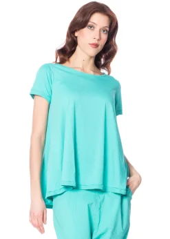 RUNDHOLZ BLACK LABEL, fließendes Basic-T-Shirt 1253260507