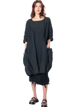 RUNDHOLZ BLACK LABEL, Kleid mit Faltenstruktur 1253300903