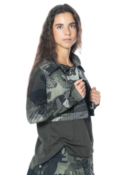 RUNDHOLZ BLACK LABEL, kurze Jacke in Camouflage 2243601105