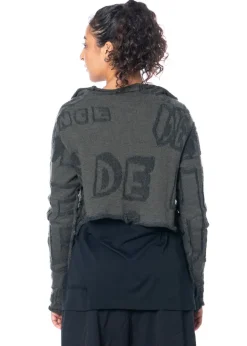 RUNDHOLZ  BLACK  LABEL, kurze Jacquard-Strickjacke 2243897111