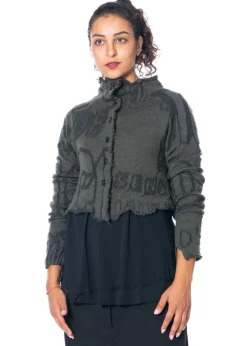 RUNDHOLZ  BLACK  LABEL, kurze Jacquard-Strickjacke 2243897111