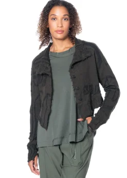 RUNDHOLZ  BLACK  LABEL, kurze Jacquard-Strickjacke 2243897111