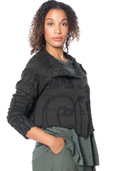 RUNDHOLZ  BLACK  LABEL, kurze Jacquard-Strickjacke 2243897111