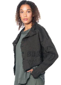 RUNDHOLZ  BLACK  LABEL, kurze Jacquard-Strickjacke 2243897111