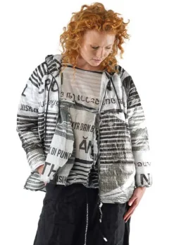 RUNDHOLZ  BLACK  LABEL, leichte Jacke in A-Linie 1253211103