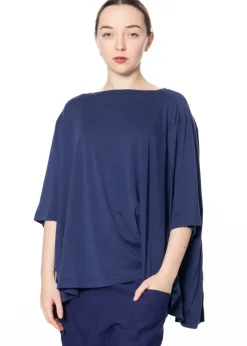RUNDHOLZ BLACK LABEL, lockeres Oversize T-Shirt mit halblangen Ärmeln 1243260502