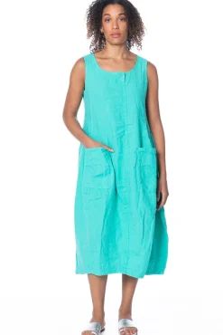 RUNDHOLZ BLACK LABEL, ärmelloses Leinenkleid 1253540912