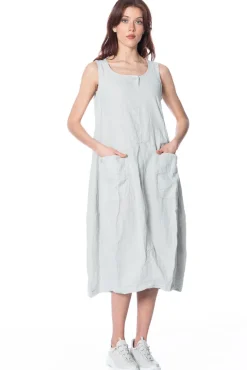 RUNDHOLZ BLACK LABEL, ärmelloses Leinenkleid 1253540912