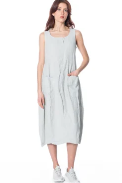 RUNDHOLZ BLACK LABEL, ärmelloses Leinenkleid 1253540912