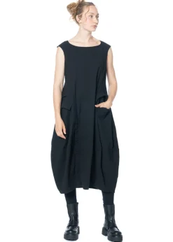 RUNDHOLZ BLACK LABEL, ärmelloses Kleid in Tulpenform 2243410907