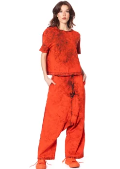 RUNDHOLZ DIP, Denim T-Shirt mit Waschung 1252620508