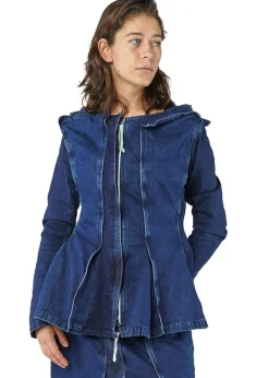 RUNDHOLZ DIP, Denim-Jacke im Lagenlook 1252031103