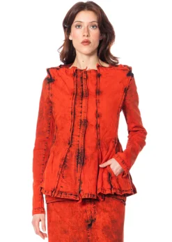 RUNDHOLZ DIP, Denim-Jacke im Lagenlook 1252031103