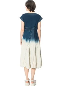 RUNDHOLZ DIP, Denim-Kleid mit Farbverlauf 1252030906