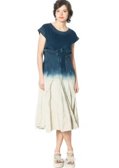 RUNDHOLZ DIP, Denim-Kleid mit Farbverlauf 1252030906